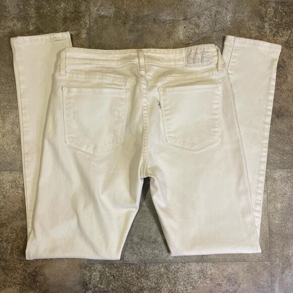 levi’s white stretchy skinny jeans see measurements size 29 - Picture 5 of 8
